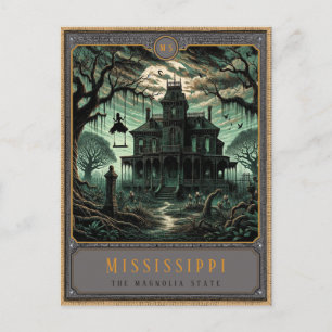 Mississippi Gothic Art Postkarte