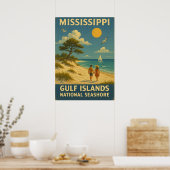 Mississippi Gulf Islands National Seashore V01 Poster (Küche)