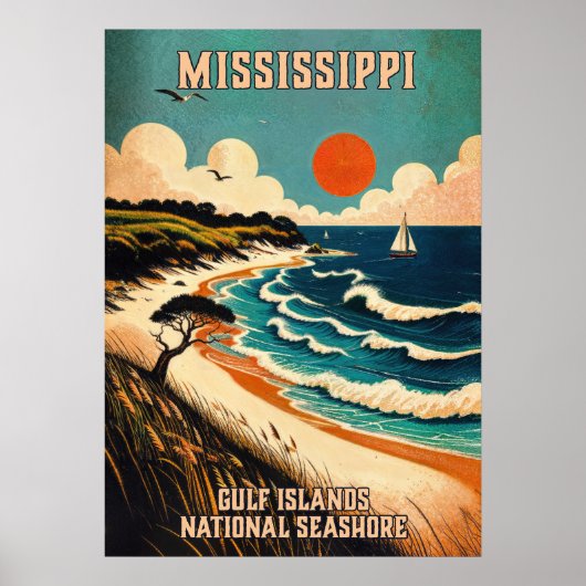 Mississippi Gulf Islands National Seashore V02 Poster (Vorne)