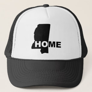 Mississippi Heimweg von State Ball Cap Hut Truckerkappe