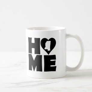 Mississippi Home Heart State Becher oder Reisebech Kaffeetasse