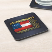 Mississippi Infantry (BA2) Getränkeuntersetzer (Linke Seite)
