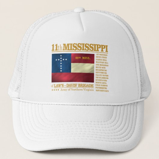 Mississippi Infantry (BA2) Truckerkappe (Vorderseite)