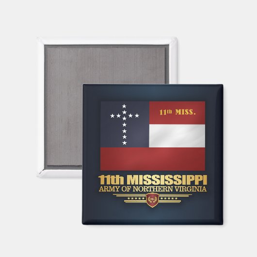 Mississippi Infantry Magnet (Vorderseite/Rückseite)