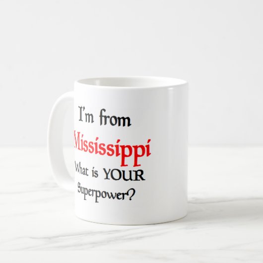 mississippi kaffeetasse (Vorderseite Links)