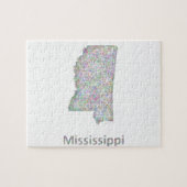 Mississippi-Karte Puzzle (Horizontal)