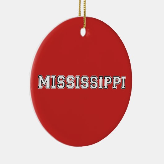 Mississippi Keramik Ornament (Rechts)