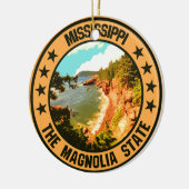 Mississippi Keramik Ornament (Links)