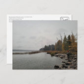 Mississippi-Kontemplationen Minnesota Postkarte (Vorne/Hinten)