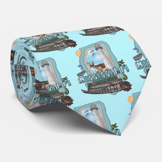 Mississippi Krawatte (Gerollt)