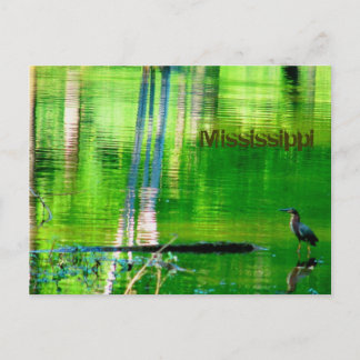 Mississippi Lake Postkarte