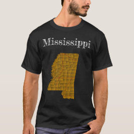 Mississippi-Landkreis und Staaten T-Shirt