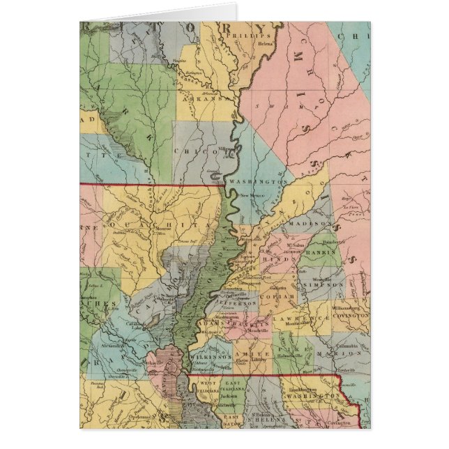 Mississippi, Louisiana, Arkansas (Vorne)