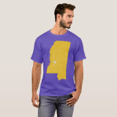 Mississippi Love in Yellow Oversized T-Shirt (Vorne ganz)
