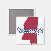 Mississippi Magnet (Vorderseite/Rückseite)