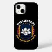MISSISSIPPI MAGNOLIA STAAT FLAG Case-Mate iPhone HÜLLE (Rückseite)