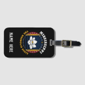 MISSISSIPPI MAGNOLIA STAAT FLAG GEPÄCKANHÄNGER (Vorderseite (Horizontal))