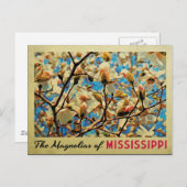 Mississippi Magnolias Postkarte (Vorne/Hinten)