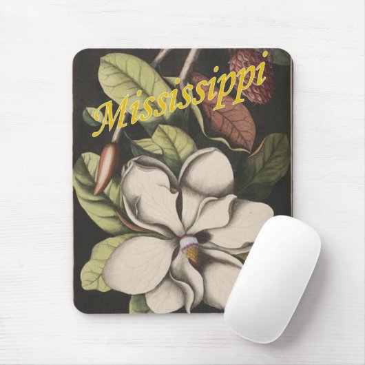 Mississippi-Magnolie Mousepad (Mit Mouse)