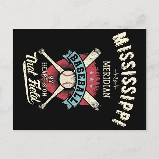 Mississippi Meridian Postkarte (Vorderseite)