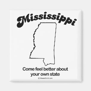 MISSISSIPPI - "MISSISSIPPI-STAATS-MOTTO" T - MAGNET