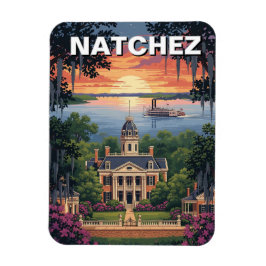 Mississippi Natchez Travel Magnet