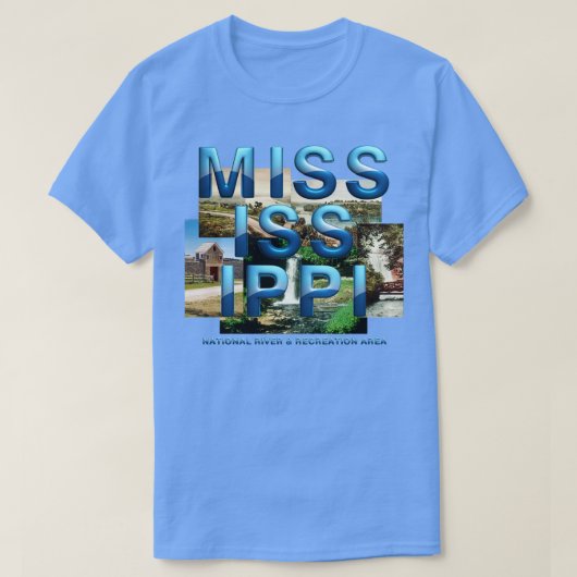 Mississippi National River T-Shirt (Design vorne)