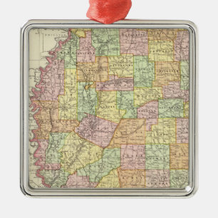 Mississippi Ornament Aus Metall