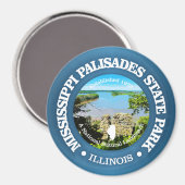 Mississippi Palisades SP Magnet (Vorderseite/Rückseite)