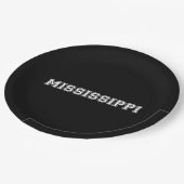 Mississippi Pappteller (Schrägansicht)