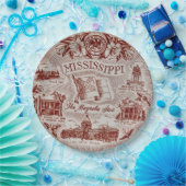 Mississippi-Party-Teller Pappteller (Party)