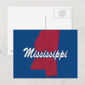 Mississippi Postkarte (Vorne/Hinten)