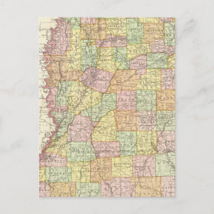 Mississippi Postkarte