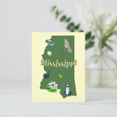 Mississippi Postkarte (Stehend Vorderseite)