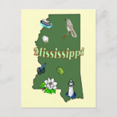 Mississippi Postkarte (Vorderseite)