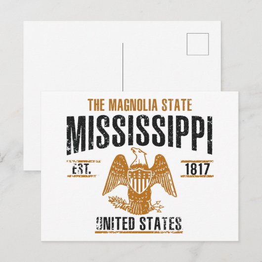 Mississippi Postkarte (Vorne/Hinten)