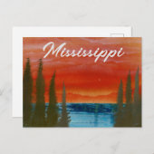 Mississippi Postkarte (Vorne/Hinten)