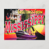 Mississippi Postkarte (Vorderseite)