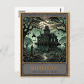 Mississippi | Postkarte Gothic Art (Vorne/Hinten)