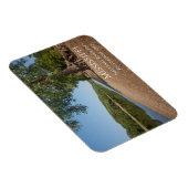 Mississippi River at Hidden Falls, St. Paul, MN Magnet (Rechte Seite)