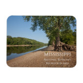 Mississippi River at Hidden Falls, St. Paul, MN Magnet (Horizontal)