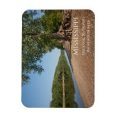 Mississippi River at Hidden Falls, St. Paul, MN Magnet (Vertikal)