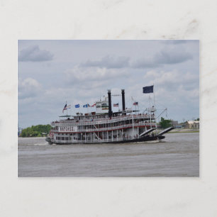Mississippi River Boat New Orleans Postkarte
