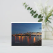 Mississippi River Bridges Postkarte (Stehend Vorderseite)
