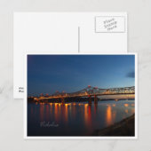 Mississippi River Bridges Postkarte (Vorne/Hinten)