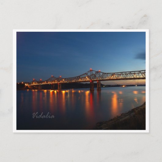 Mississippi River Bridges Postkarte (Vorderseite)