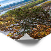 Mississippi River Horizon an der Grenze zu Iowa Poster (Ecke)