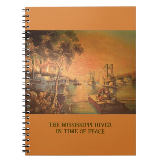 Mississippi-River-Notebook Notizblock (Vorderseite)
