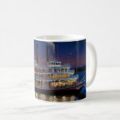 Mississippi River Steamboat Kaffeetasse (VorderseiteRechts)