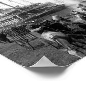 Mississippi River Steamboats am Dock Poster (Ecke)